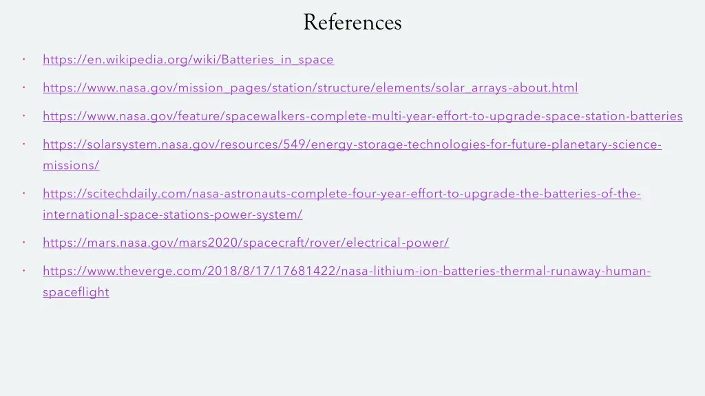 references