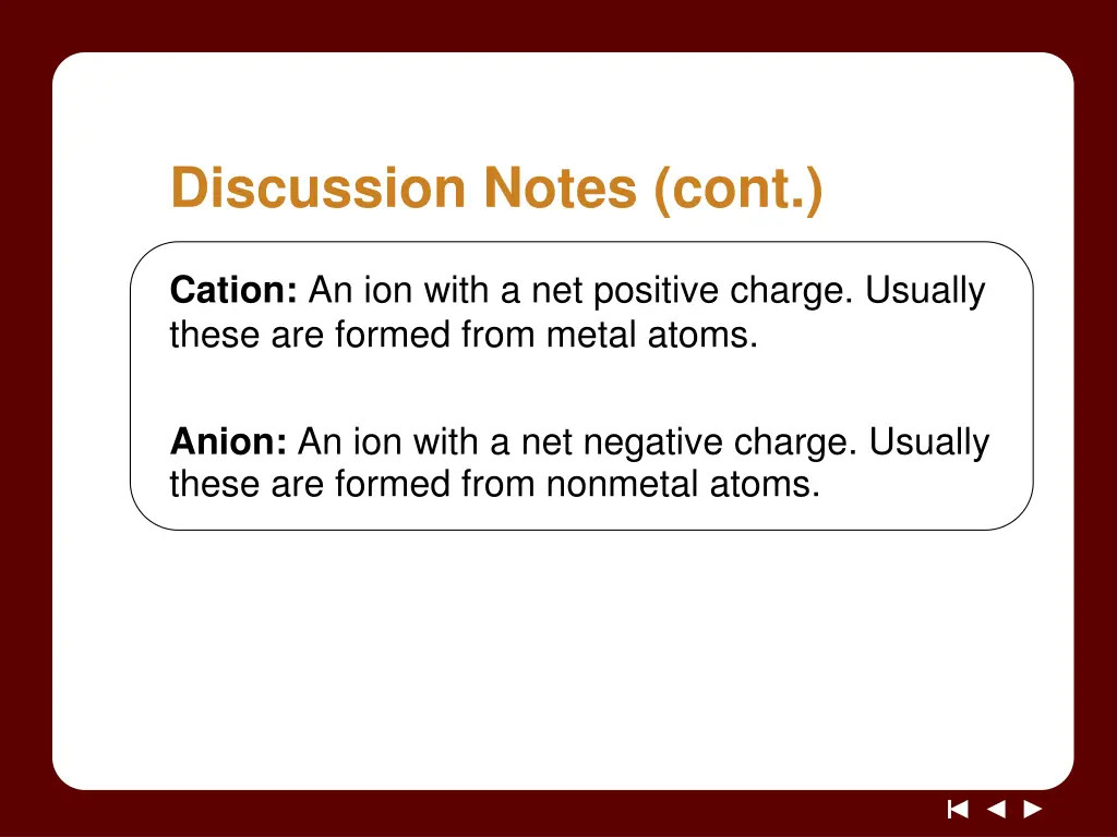 discussion notes cont 1