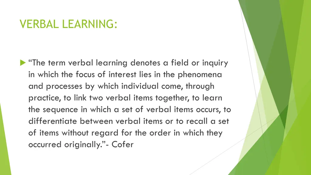 verbal learning 1