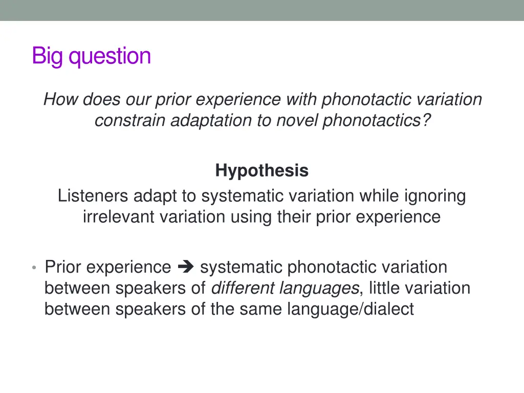 big question 3