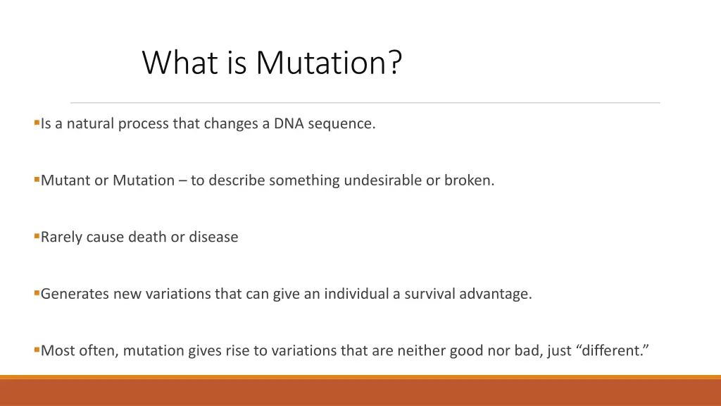 what is mutation