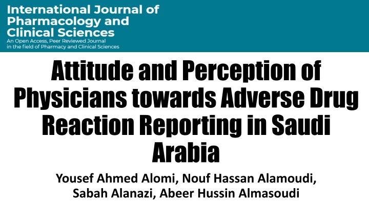 attitude and perception of physicians towards