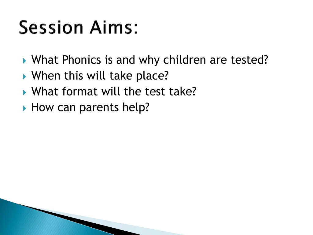 what phonics is and why children are tested when