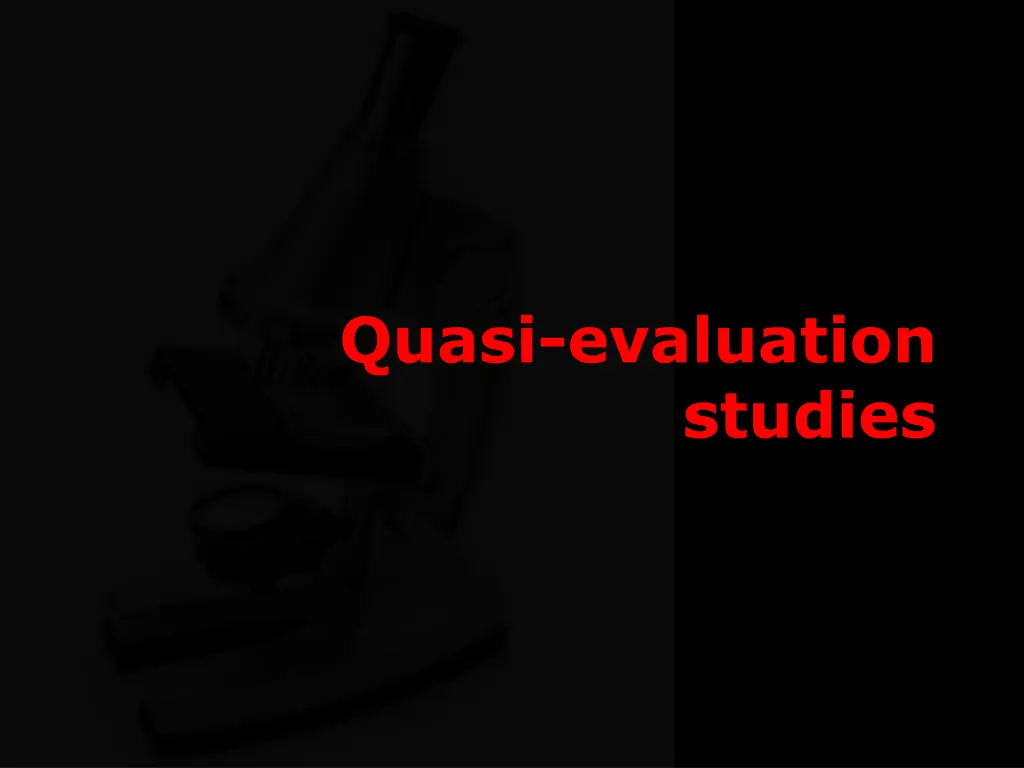 quasi evaluation
