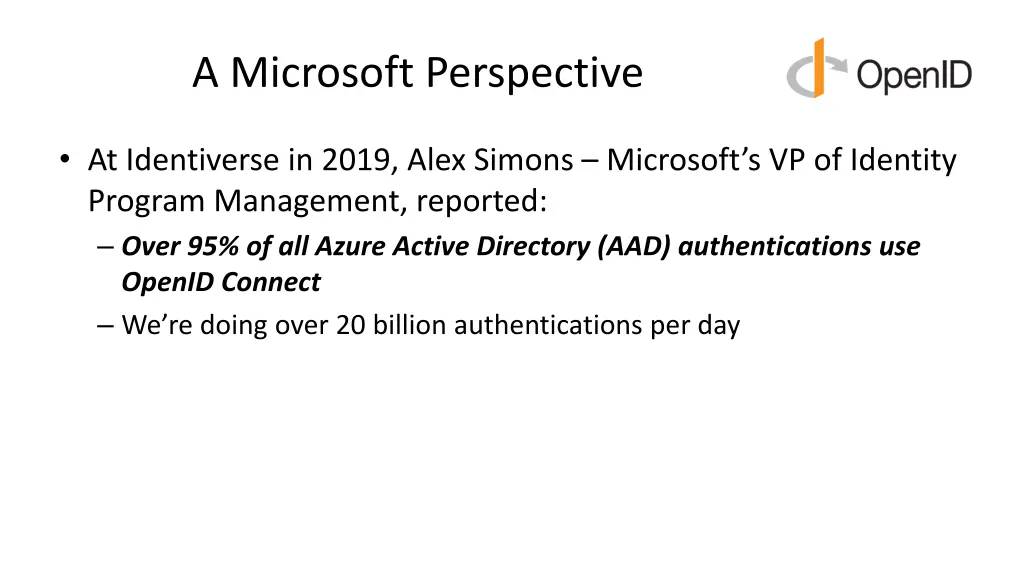 a microsoft perspective