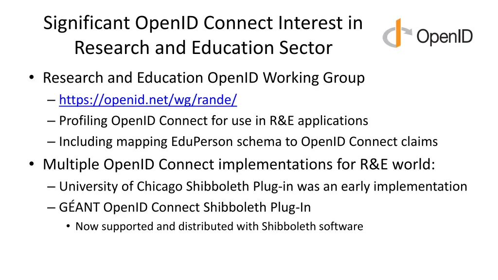 significant openid connect interest in research