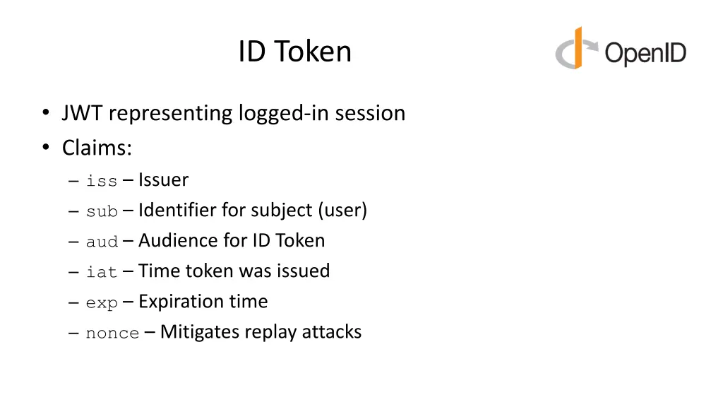id token