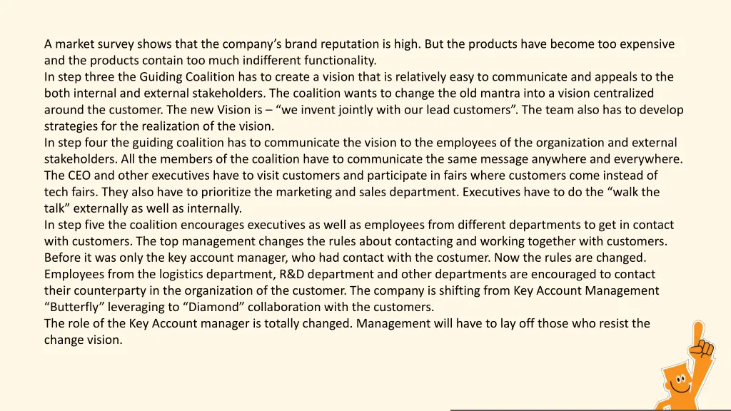 a market survey shows that the company s brand