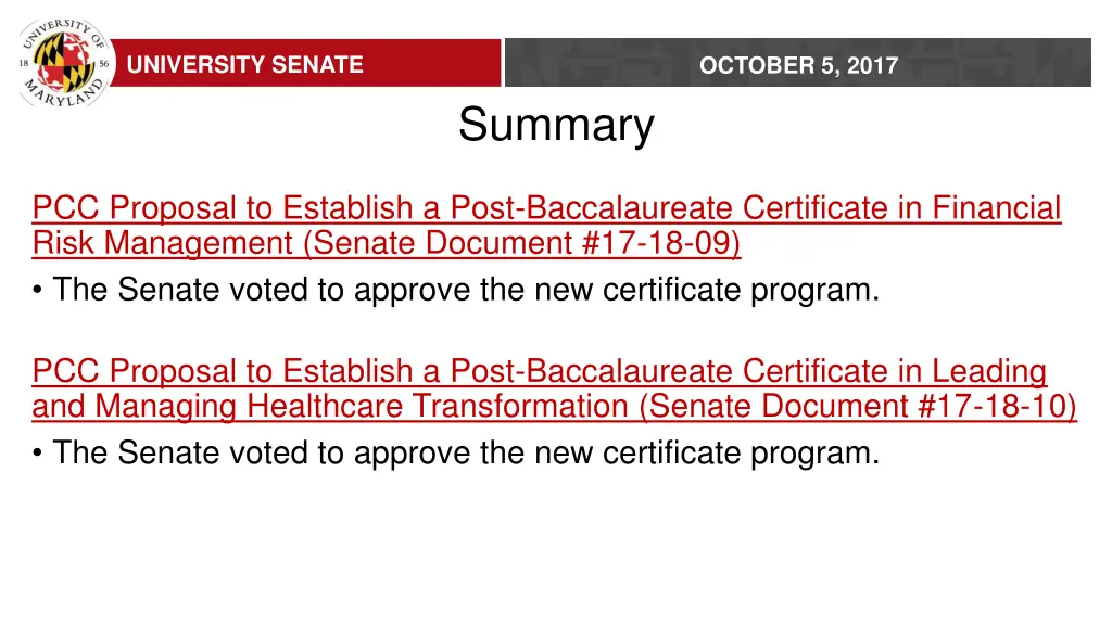 university senate 4