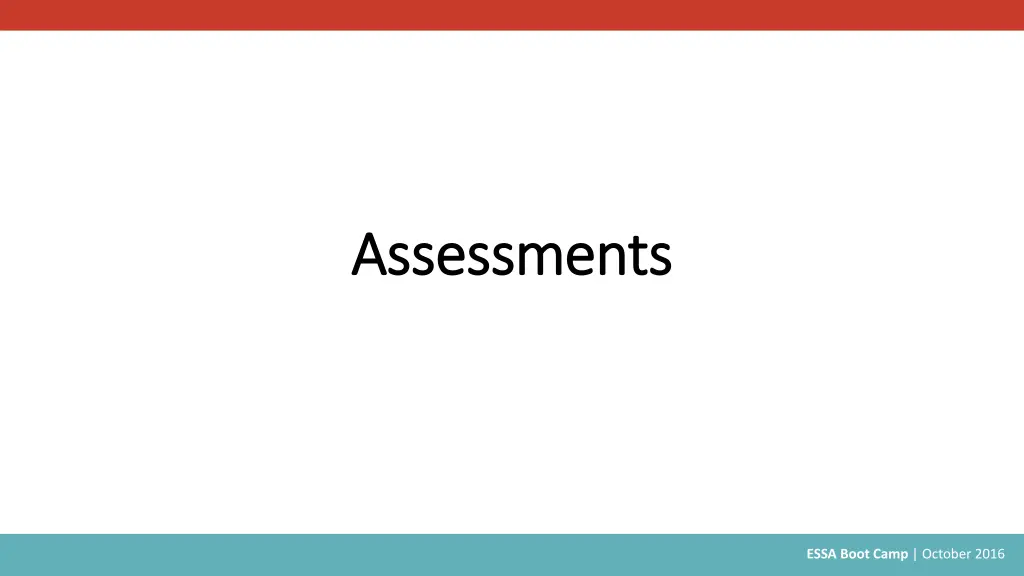 assessments assessments