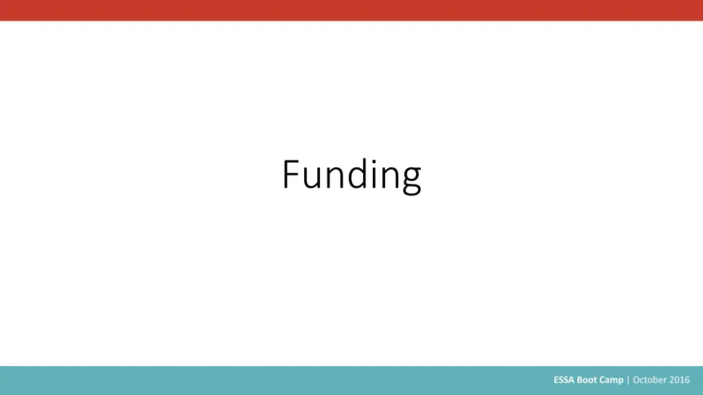 funding