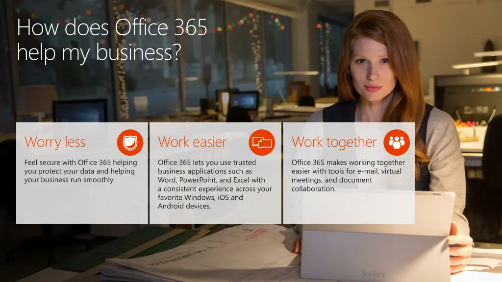 how does office 365 help my business