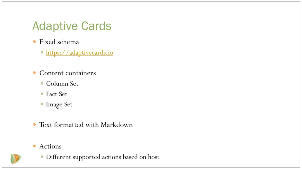 adaptive cards