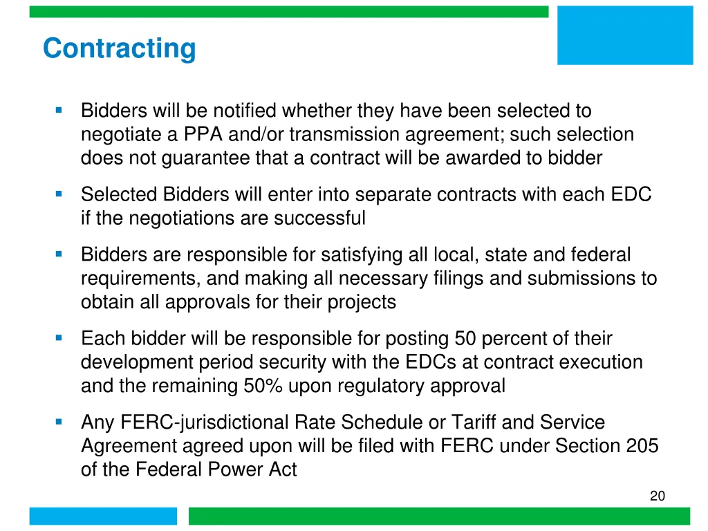 contracting