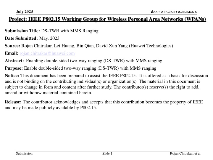july 2023 project ieee p802 15 working group