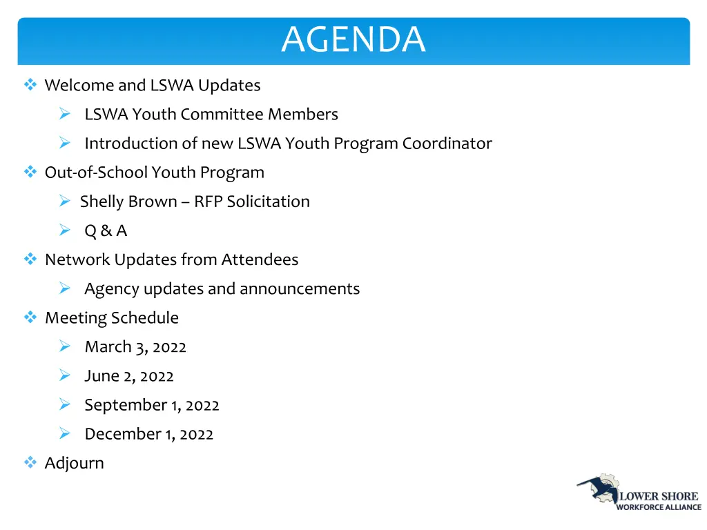 agenda