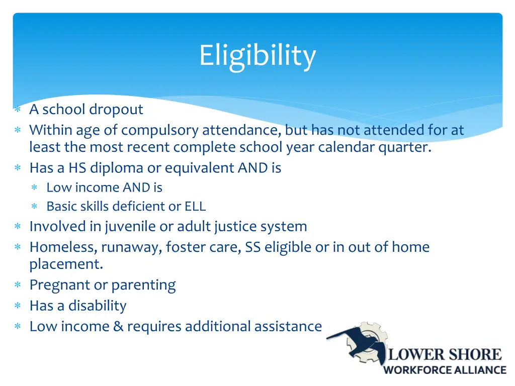 eligibility 1