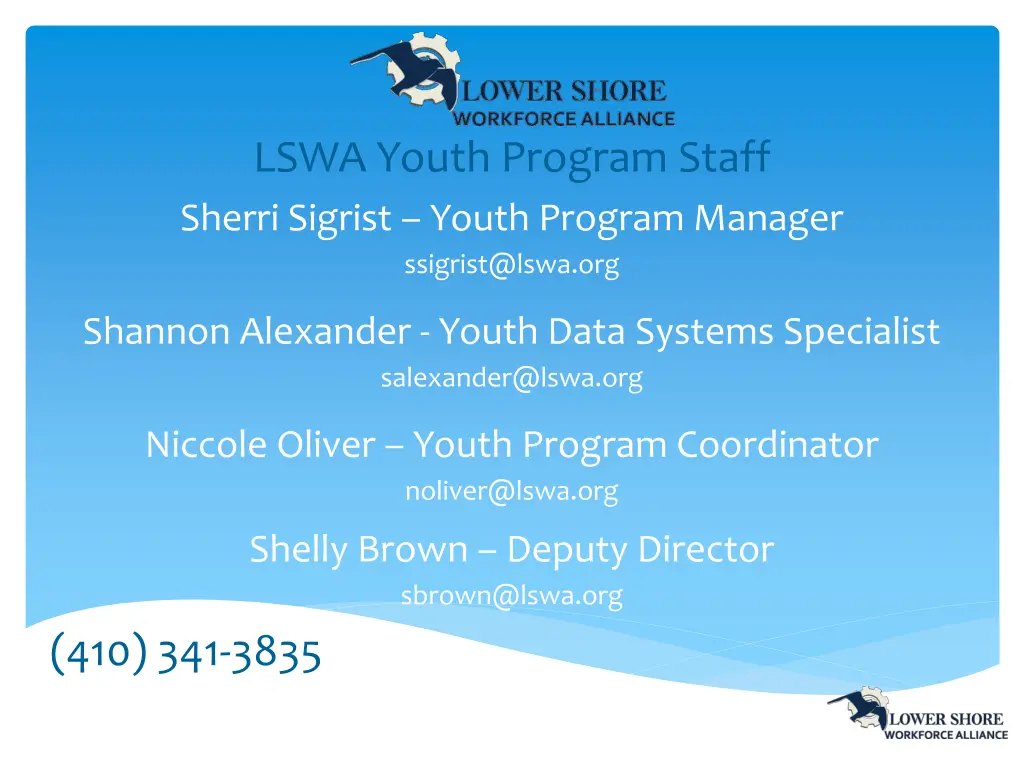 lswa youth program staff sherri sigrist youth