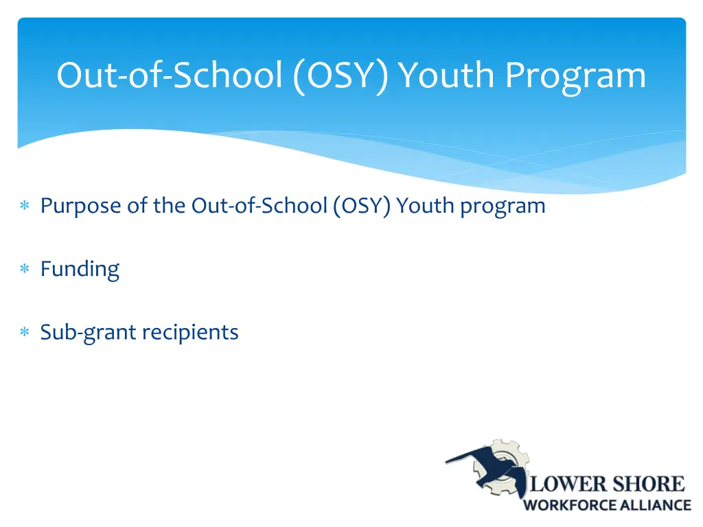out of school osy youth program