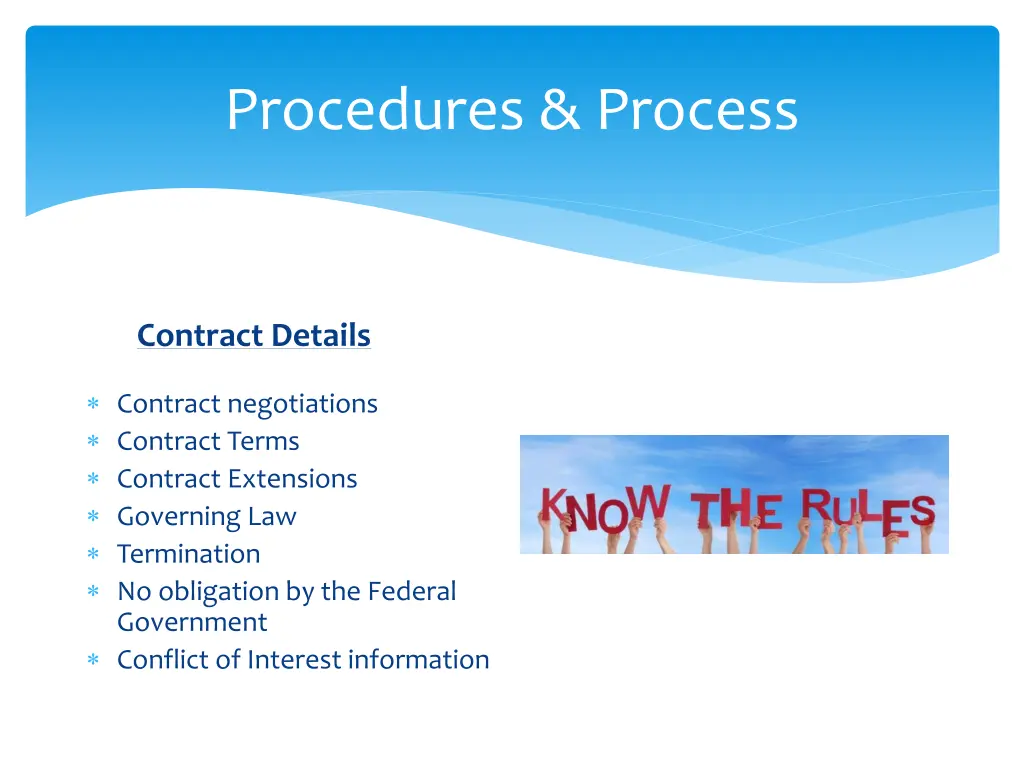 procedures process