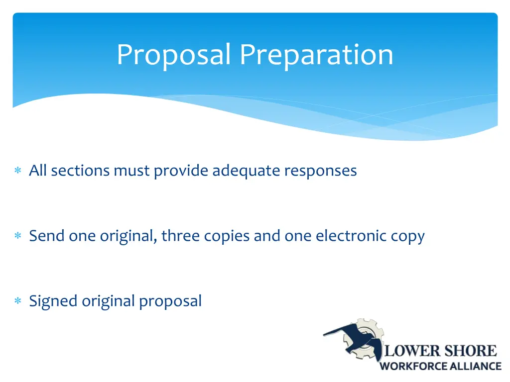 proposal preparation 1