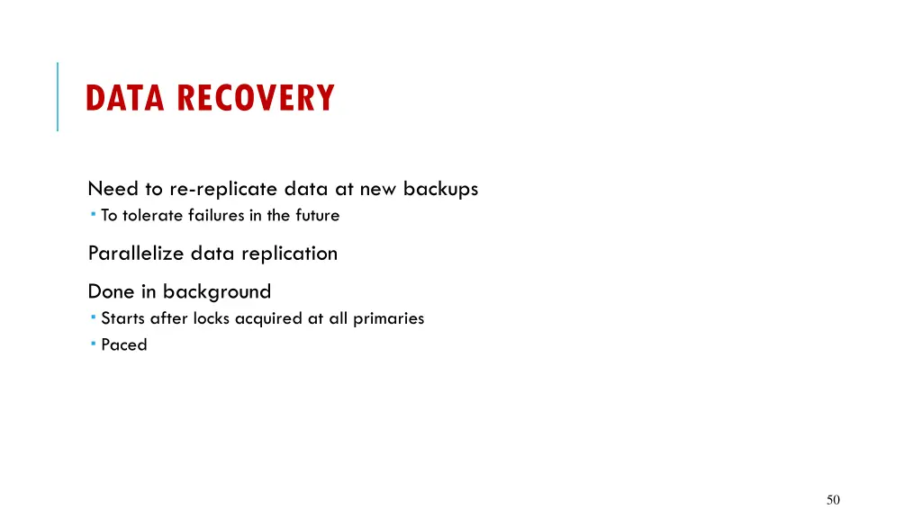 data recovery
