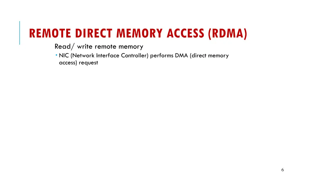 remote direct memory access rdma read write