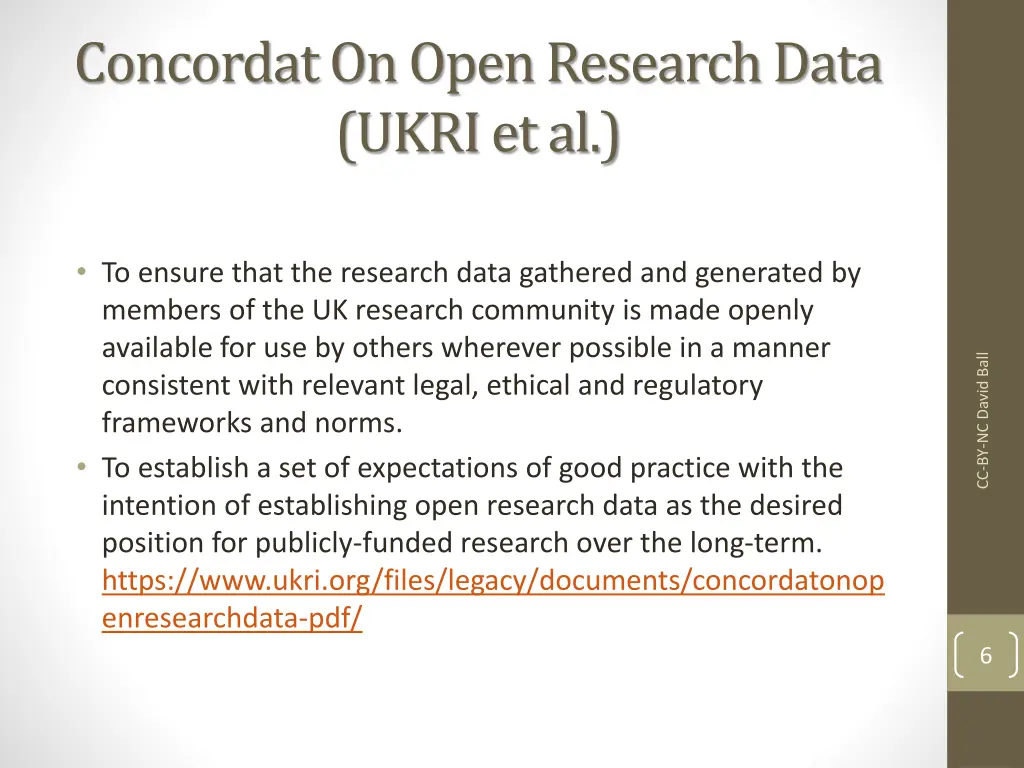concordat on open research data ukri et al