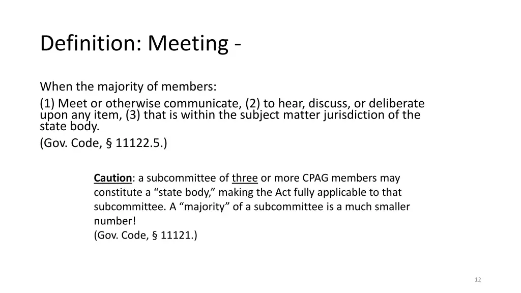 definition meeting