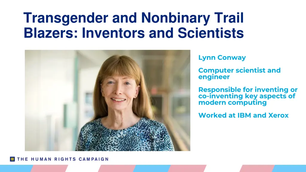 transgender and nonbinary trail blazers inventors