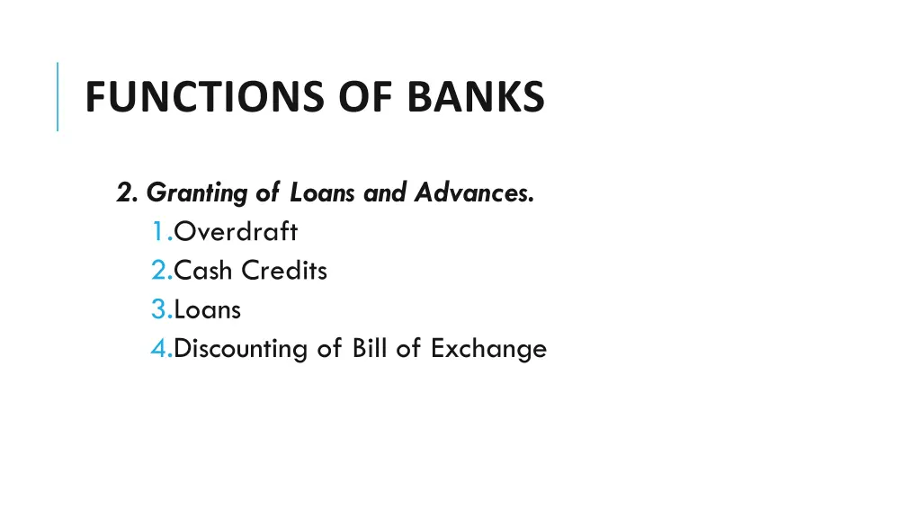 functions of banks 1