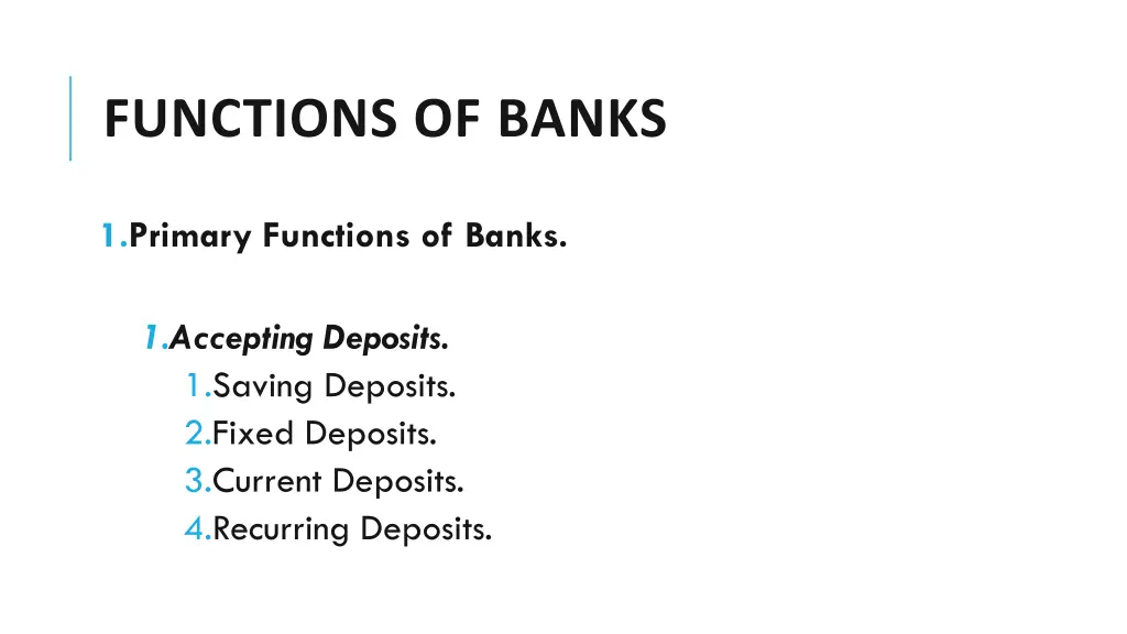 functions of banks
