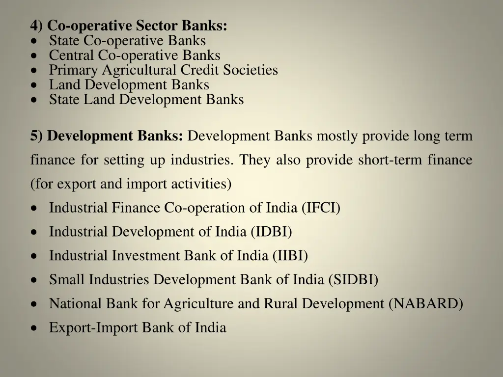 4 co operative sector banks state co operative