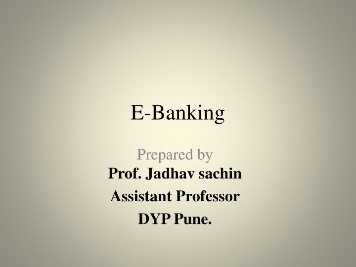 e banking