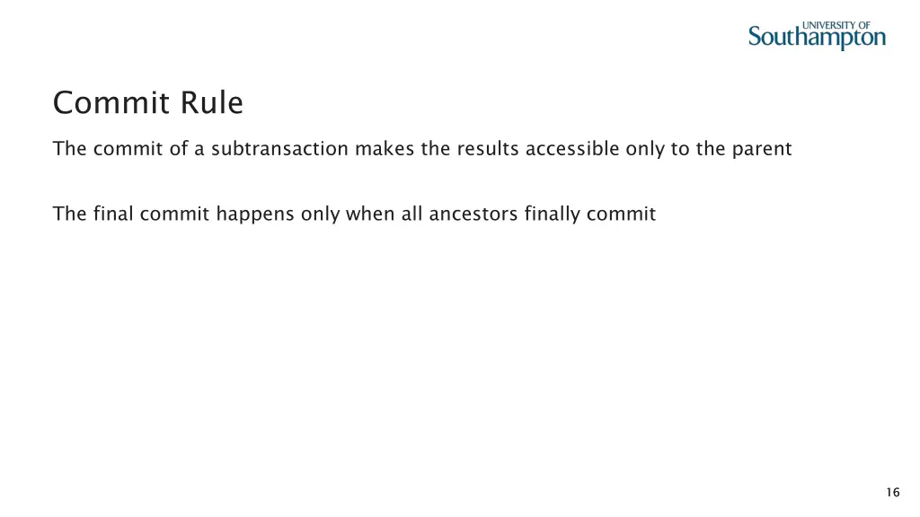 commit rule
