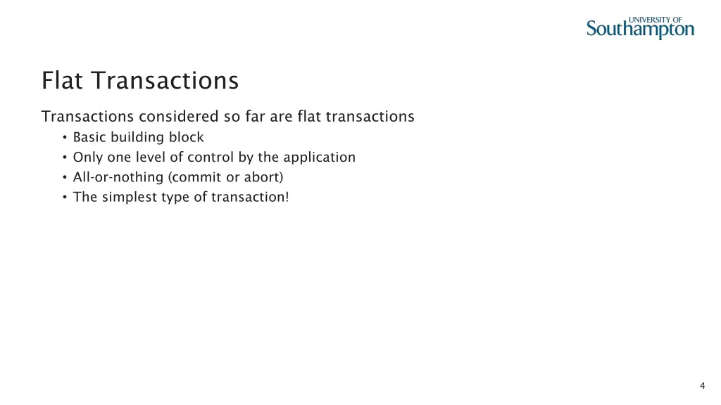 flat transactions