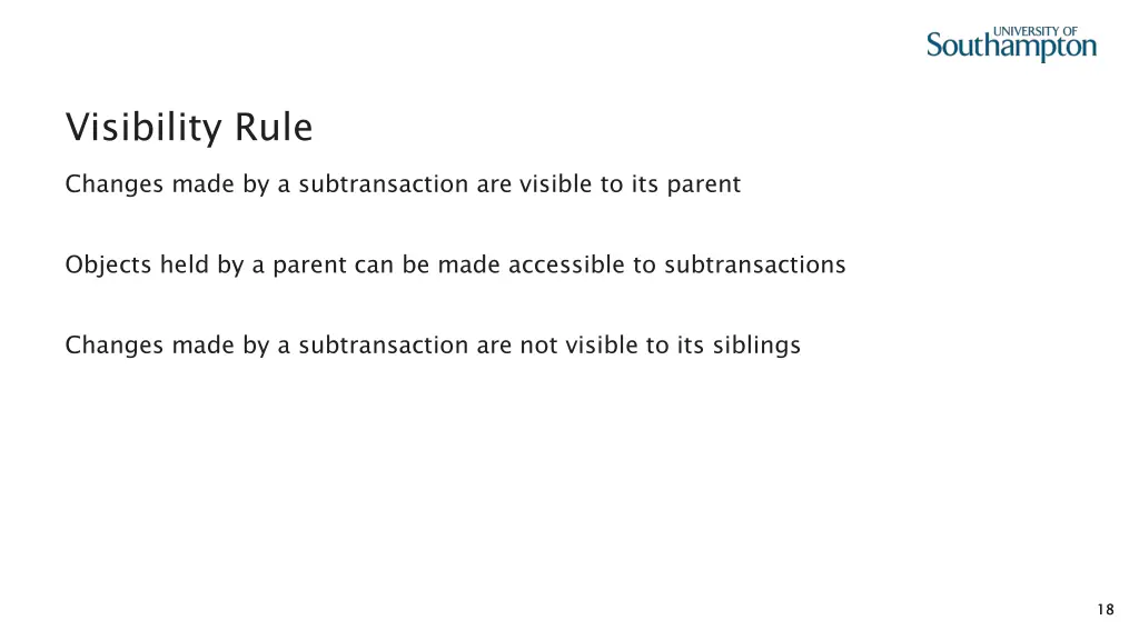 visibility rule