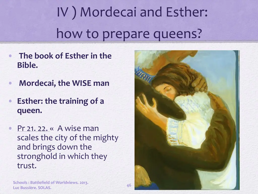 iv mordecai and esther