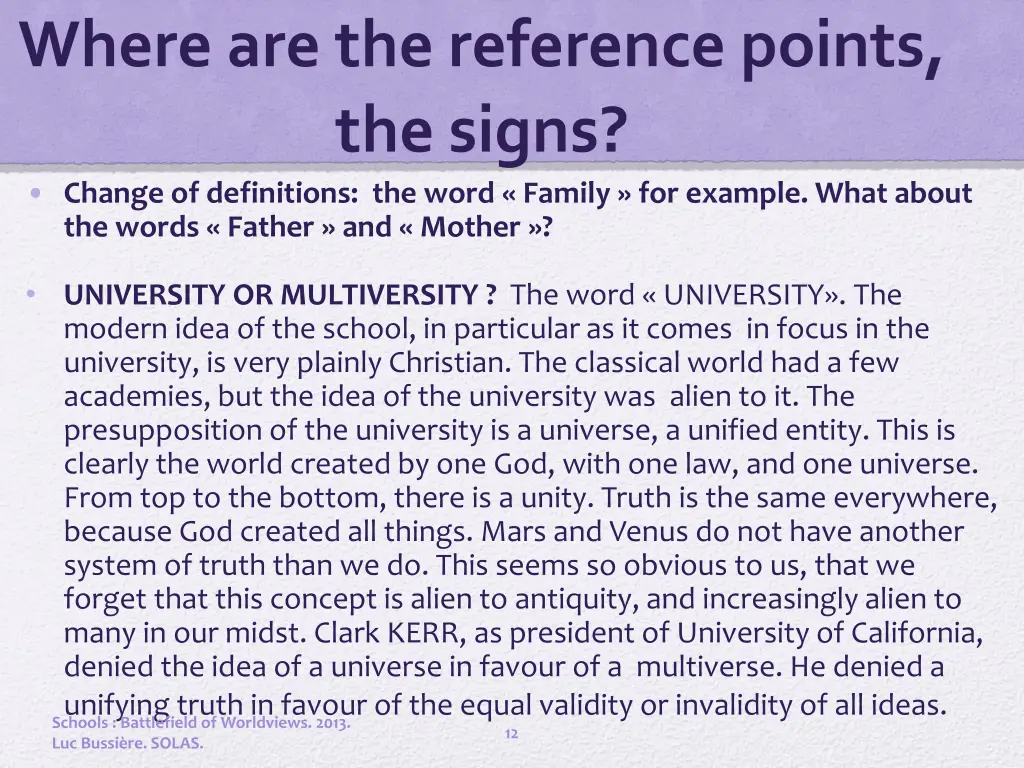 where are the reference points the signs change