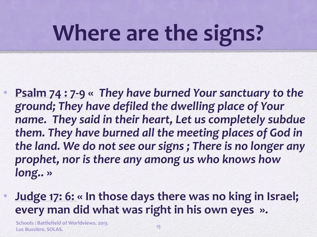 where are the signs 1