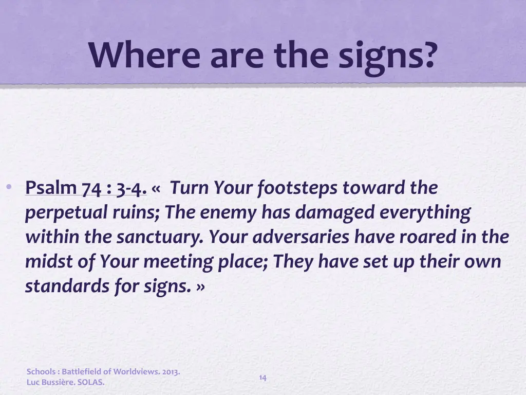 where are the signs