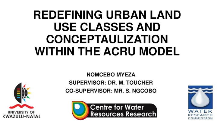 redefining urban land use classes