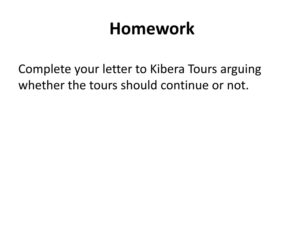 homework