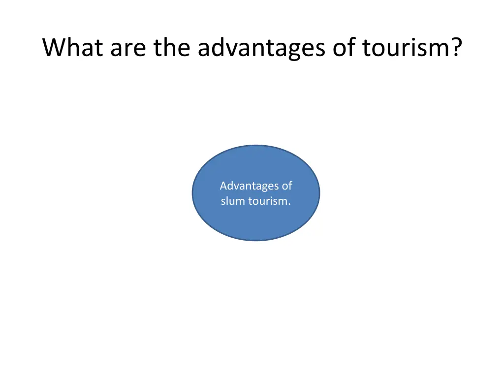 what are the advantages of tourism