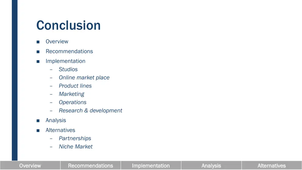 conclusion