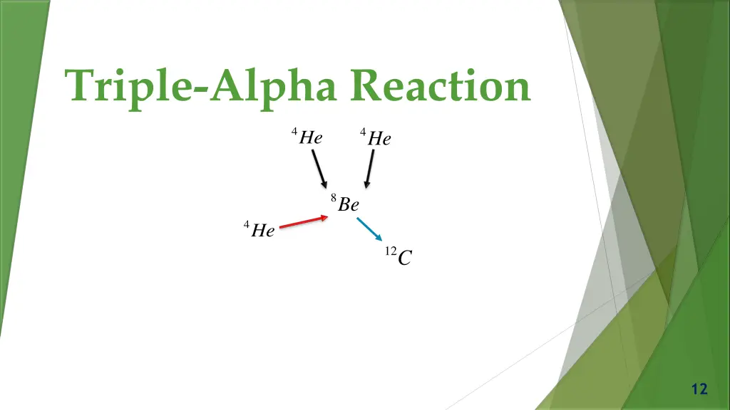 triple alpha reaction
