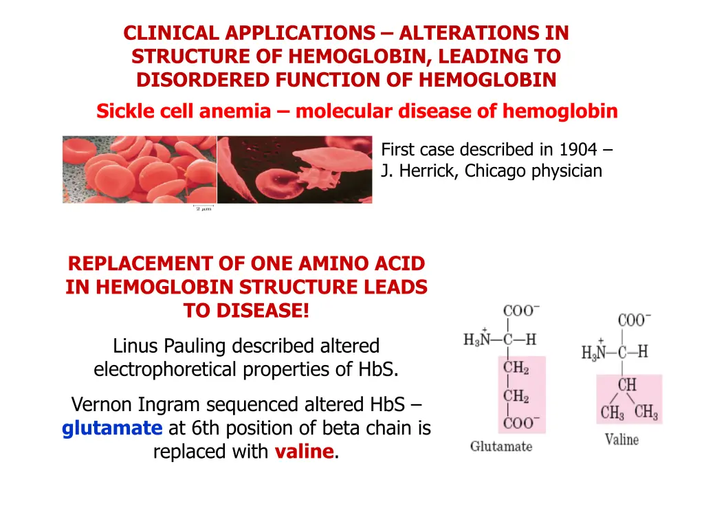 clinical applications alterations in structure