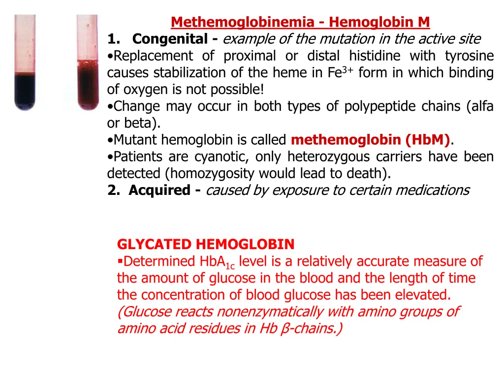 methemoglobinemia hemoglobin m 1 congenital