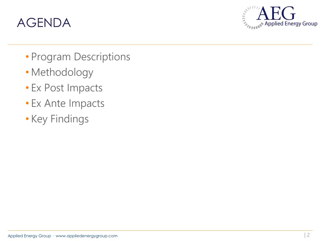 agenda