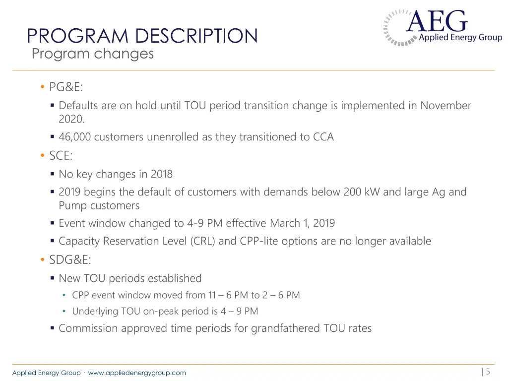program description 2